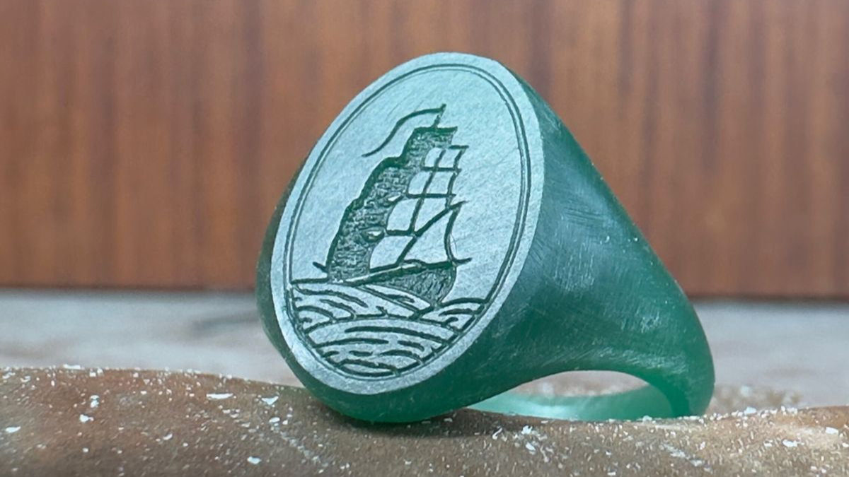 3D printed jewelry wax prototype — castable resin for fine jewelry